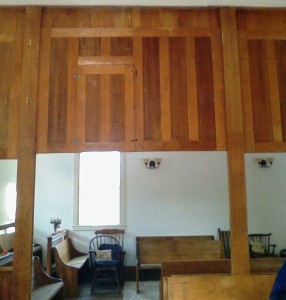 Woolman Hill Meetinghouse interior